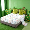 thumbnail image 3 of Erosebridal Pixelated Miners Gamer Kids 7-Piece Twin Bedding Sets,Cool Video Game Bedding Comforter Set For Console Gamer,Reversible, 3 of 7