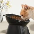 thumbnail image 5 of Large Capacity Elevated Cat Food Bowl Cute Pet Water Bowl Neck-Protecting Feeder for Cats Ergonomic Design Prevents Neck Strain Non-Slip Pet Dining Bowl, 5 of 7