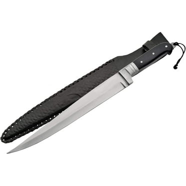 SZCO Supplies Khyber Bowie Knife,Black,19 inches
