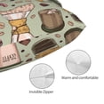 thumbnail image 3 of Balery Coffee Makers Macaroons Chocolate Funda de Cojín Estampada, Regalos para Mujeres, Regalos de Amor para Ella, Regalos para Novia o Esposa, Funda de Almohada-16"x24", 3 of 6