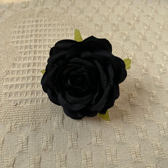 Cabeza de flor de rosa de tela de seda, flor artificial, flor artificial, decoración del hogar para bodas, disfraces