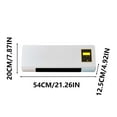 thumbnail image 3 of FYHALE Mini Split Ac Unit - Wall Mounted Ac Unit Air Conditioner, Portable Ac Heater Combo Unit, Portable Air Conditioners No Windows Needed, 3 of 6