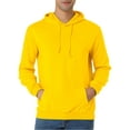 thumbnail image 2 of INSPIRE CHIC Men's Hoodie Sweatshirt Long Sleeves Solid Drawstring Pullover XL Yellow, 2 of 7