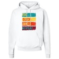 thumbnail image 2 of Inktastic Stock Broker Eat Sleep Invest Repeat Adult Hoodie Sweatshirt, 2 of 4