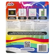 Tulip Dimensional Fabric Paint Shiny 6-Pack - Permanent 3D Fabric Paint in Classic Primary Colors