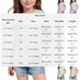 thumbnail image 3 of Amidoa Girls Short Sleeve Pullover Summer Shirts Graphic T Shirts Casual Tops Crewneck Basic Girls Tees,Multicolor,3-4 Years, 3 of 5