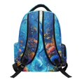 thumbnail image 2 of Psesaysky Dolphin Ocean Scene Print School Bag with Breathable Straps, Padded Shoulder Straps Multi-Pocket 17 pollici Toddler Bookbag for Middle School Elementary School, 2 of 9