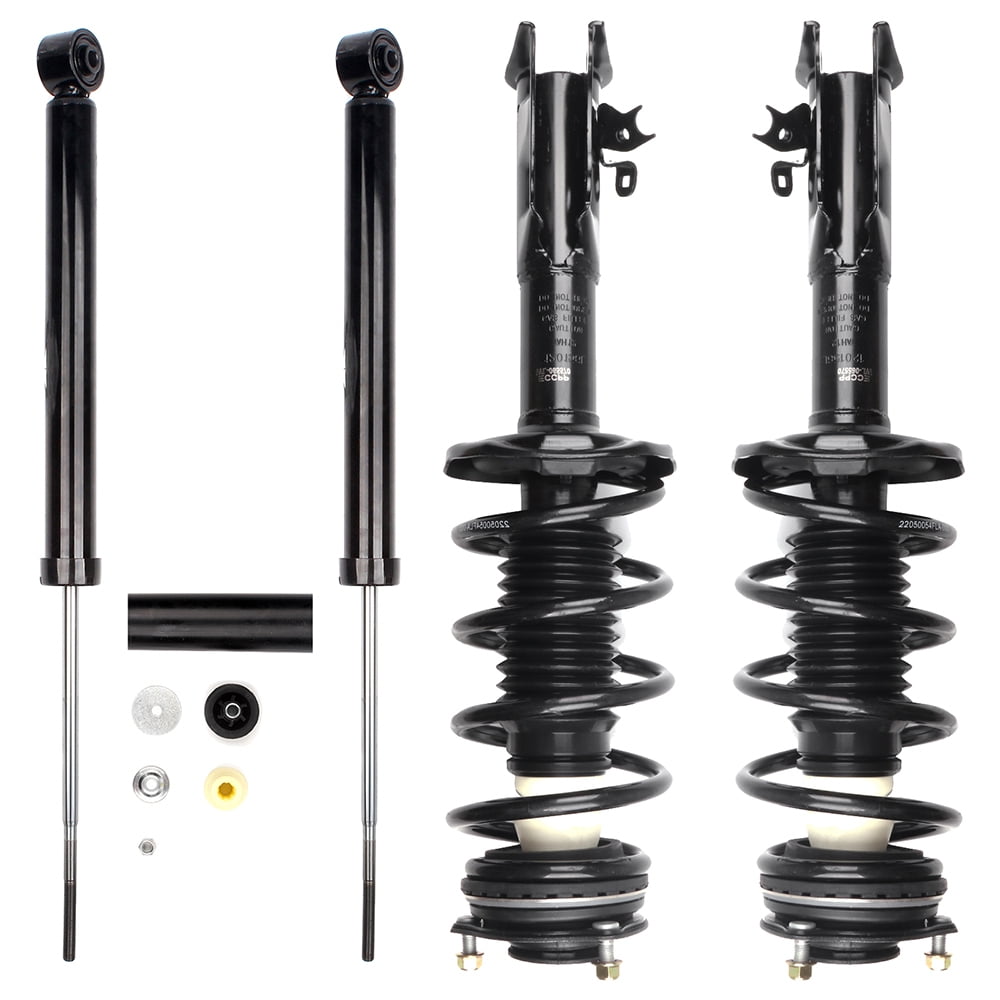 ECCPP Complete Struts Assembly Front Struts Rear Shock Absorber Fit for 2006 2007 2008 2009 2010 2011 for Honda Civic Set of 4