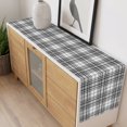 thumbnail image 6 of Buffalo Plaid Table Runner Charcoal Gray Farmhouse Gingham Striped Tablerunners 13 x 70 Inch, Table Decorations Tabletop Scarf for Summer Gathering Holiday Farmhouse Kitchen Dining Decor, 6 of 8