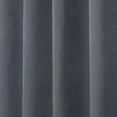 thumbnail image 3 of Superior Neal 100% Blackout Curtains Set of 2, Grommet Curtain Pannel Pair, Charconal, 52"W x 63"L, 3 of 12
