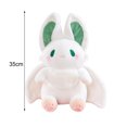 thumbnail image 3 of Hadanceo Bat Rabbit Plush Toy Lovely Long Ears Bat Wings White Bunny Plushies Companion Soothing Toy Cartoon Stuffed Animal Pillow Doll Kids Toy Birthday Gift White, 3 of 7