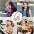 thumbnail image 5 of YOSENING Cute Cartoon Hello Kitty Wireless Bluetooth Headphones with Microphone - Stylish Stereo Earphones, Fashionable Gift for Teens & Adults QQH624-2935, 5 of 8