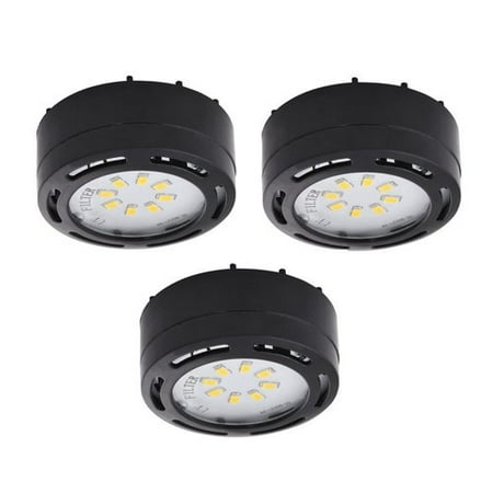 Amax Lighting LEDPL3 120V LED Under Cabinet Puck Light (3-Pack Amax Lighting LEDPL3 120V LED Under Cabinet Puck Light (3-Pack) - Amax Lighting LEDPL3 120V LED Under Cabinet Puck Light (3-Pack