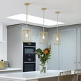 thumbnail image 3 of Deyidn One Light Chandeliers Fixture Modern Pendant Kitchen Lighting Dining Room Lighting Fixtures Hanging Contemporary Lamp Semi Flush Mount Ceiling Lights, 3 of 6