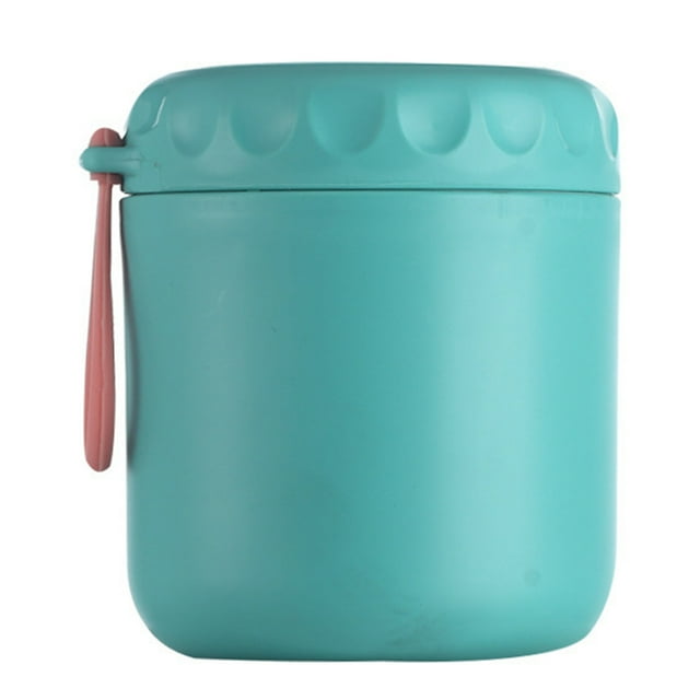 Mistaha Tasse à Soupe Isolée en Acier Inoxydable Tasse d'Eau Isolée avec Cuillère Contenant de Lunch Isolé Flasque Alimentaire Étanche pour Aliments Chauds Soupe pour Enfant Adulte Bureau Extérieur Pique-Nique Voyage