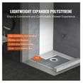 thumbnail image 3 of Shower Pan Kit 36x36, Lightweight EPS Shower Base with 6.3" Drain, Waterproof Shower Installation Kit w/ Cloths & Slope Sticks, Bathroom Renovation, 3 of 7