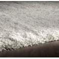 thumbnail image 4 of 5' x 7' Snow White Pearl Solid Shag Rug, 4 of 4