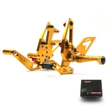 Arashi (Version 2.0) Rearsets for Triumph Speed Triple 1050 2011 - 2015 2012 2013 2014 Motorcycle Accessories Adjustable Footrests Foot Pegs Rear Sets Gold