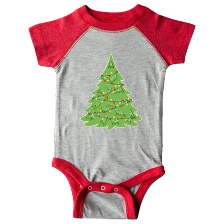 

Inktastic Christmas Tree with Colorful Lights Gift Baby Boy or Baby Girl Bodysuit