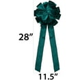 thumbnail image 4 of My Texas House Green Velvet Tree Topper Bow, 28 inch, 4 of 4