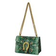 thumbnail image 1 of Bandolera con cadena para mujer DEEPMEOW, color verde, 1 of 7