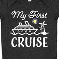 thumbnail image 4 of Inktastic My First Cruise with Cruise Ship and Palm Trees Boys or Girls Baby Bodysuit, 4 of 5