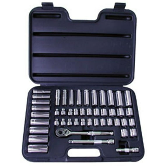 ATD Tools ATD-1245 6-Point Sae- Metric Socket Set- 47 Pc