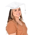 thumbnail image 2 of Plush Graduate Cap 10" White - 12 Pack (1 Per Card), 2 of 3