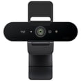 thumbnail image 2 of Logitech Brio 4K Pro Webcam | with HDR & Noise-Cancelling Mics - With RighLight 3 - Black, 2 of 5