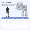 thumbnail image 4 of Balery Playful Walrus Wonders Pijama para Hombre de Dos Piezas con Manga Larga, Conjunto de Dormir y Descanso Suave con Bolsillos-Medium, 4 of 7