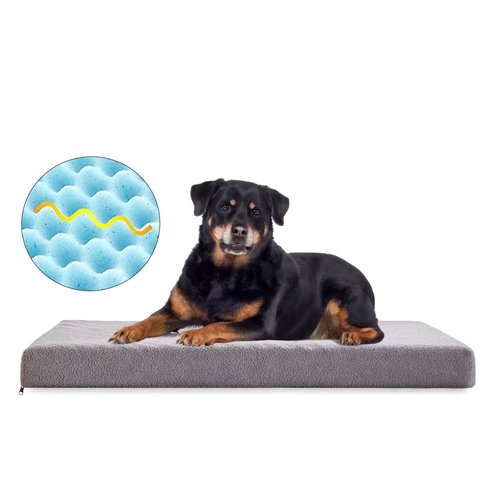 GOHOO PET Orthopedic Dog Bed, Memory Foam Dog Beds for Dogs and Cats