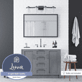 thumbnail image 2 of Prominence Home Fairendale 4-Light Matte Black Bathroom Vanity Light with Frosted Glass Shade, 2 of 6