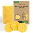 thumbnail image 1 of Esponjas faciales derloyo de celulosa natural comprimida, 100 unidades, 1 of 8