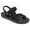 Black, variant on MEGNYA Hiking Sandals for Women, Comfortable Walking Flip Flop Sandals with Arch Support, Athletic Sandals with Hook and Loop Straps for Beach Vacation Adventure