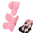 thumbnail image 2 of Car Seat Insert,Car Seat Insert for New Born,Baby Head Neck Body Support Pillow,Baby Stroller Cushion,Breathable Polyester Fiber Liner Mat,For Carseats Pushchair 47x35cm&36x32cm, 2 of 8