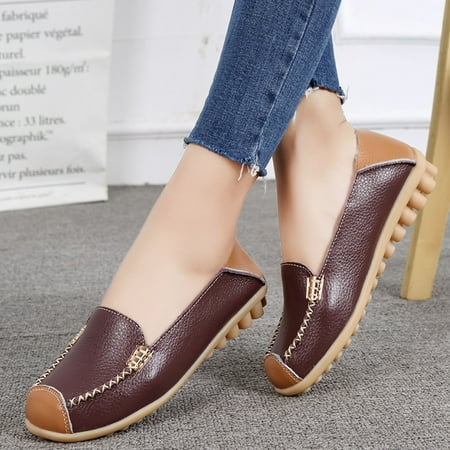 AXXD Flats Shoes Flat Prom Homecoming 2024 Breathable Teacher Aerator Shoes Gym Shoes For Reduced Price