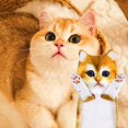 thumbnail image 3 of Toalla de mano DaisyJoy Cat de 64 x 15 cm, suave y divertida, regalo, 3 of 7