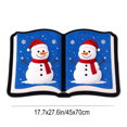 thumbnail image 2 of Book Shape Doormat,Snowman Style Rug,Non-slip Doormat,15.7"x27.6", 2 of 5