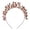 Rose gold, variant on Bridal Leaf Tiara Crown Gold Leaf Headband Handmade Leaf Headpiece for Wedding Prom Party Festival Hair Jewelry