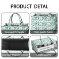 thumbnail image 4 of Large Capacity Tote Bag,Green Christmas Tree and Text Pattern Handbag Fashion Luxury Tote Bag,15.7"x13"x 5.1" Inches,Laptop Compatible, 4 of 6