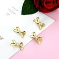 thumbnail image 4 of Gold Bow Hair Clip, 8Pcs Mini Cute Bow Hair Claw Clips Small Bangs Gold Broken Hairpin For Women Girls Mini Bowknot For Styling Accessories, 4 of 8