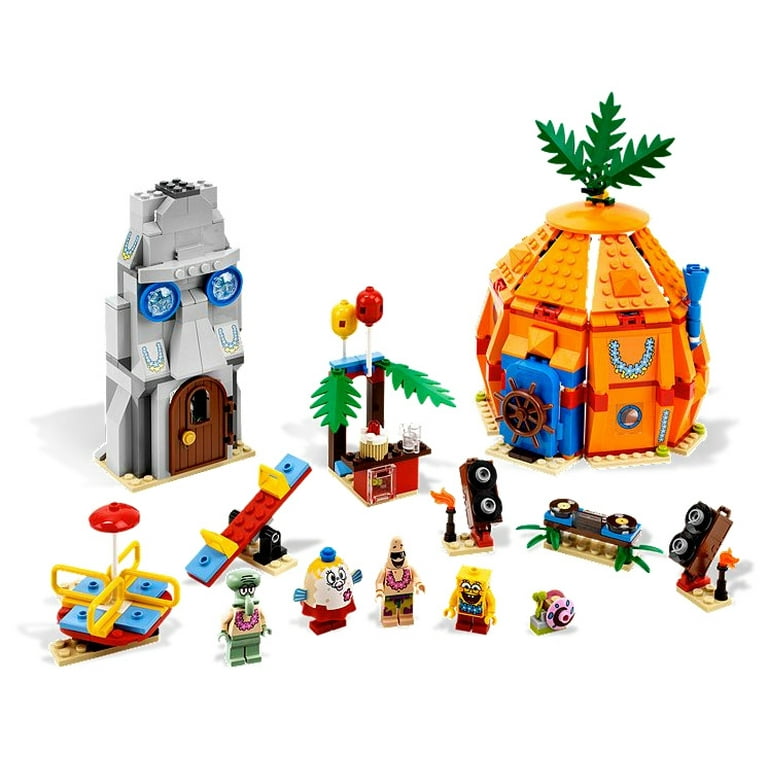 hundrede Advarsel skrot LEGO? SpongeBob SquarePants Bikini Bottom Undersea Party w/ 4 Minifigures |  3818 - Walmart.com