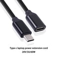 thumbnail image 1 of Cable de extensión USB tipo C macho a hembra 3A PD cable extensor de sincronización de carga rápida Tmvgtek Para estrenar, 1 of 9