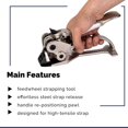thumbnail image 5 of IDL Packaging S-246 Deluxe Pusher Tensioner for 3/8" to 3/4" Steel Strapping for Round Packages - Heavy Duty Steel Strapping Tool with Long Service Life, 5 of 6