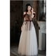 thumbnail image 4 of Vestido de noche para mujer, elegante y hermoso, mangas abullonadas, esponjoso, para ocasiones formales, graduación, envío gratis, nuevo estilo, 2023, 4 of 4