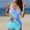 Blue Tankini Sets 01, variant on up to 60% off Gifts Wycnly Tankini Sets for Women High Waist Tummy Control 2 Piece Modest Swimsuits Bathing Suits Sleeveless V-Neck Striped Print Swimwears Pink M