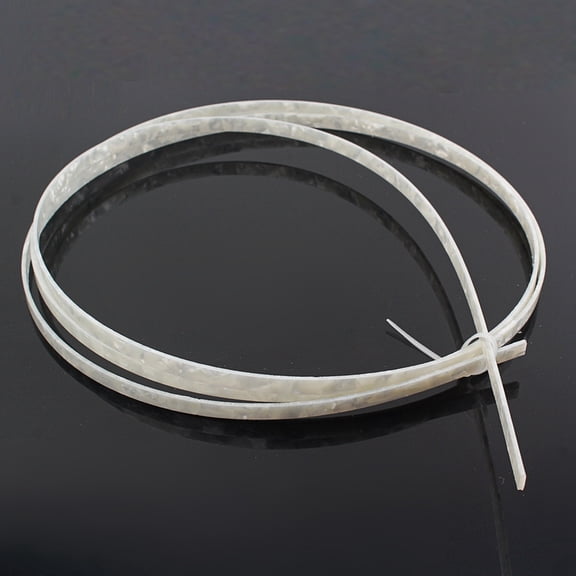 SOPOTUTU White Celluloid Guitar Binding and Purfling Set for Acoustic and Electric Guitars, and Easy to Install
