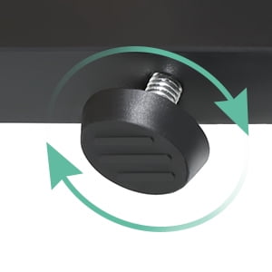 Demi Bonn 5 Tier Bookshelf with Staggered Shelves, Wood and Metal Bookcase Storage Organizer, Round Display Standing Shelf Unit for Bedroom, Living Room, Black