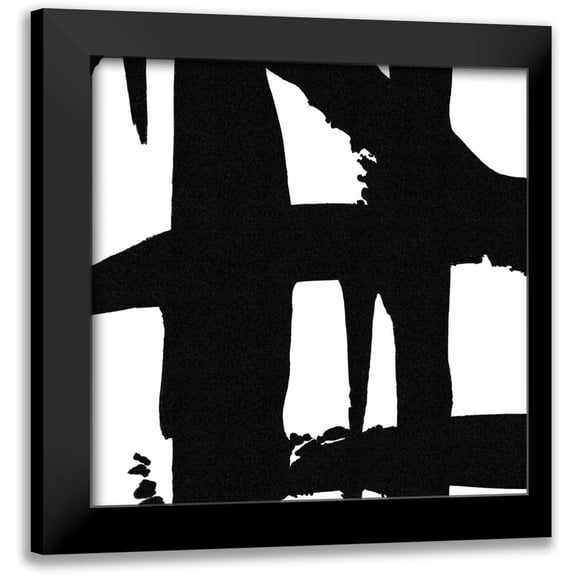 Adams, Sarah 12x12 Black Modern Framed Museum Art Print Titled - Crossing Paths I