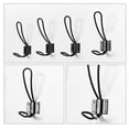 thumbnail image 4 of Iron Robe Hooks Wall Hook DIY Closet Hangers Home Storage Holder 4pcs, Black, 4 of 7